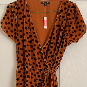Madewell wrapped dress
